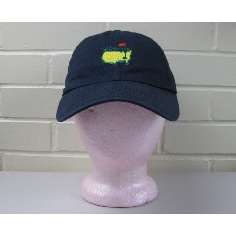 Vintage Y2K Augusta National Masters Golf Hat American Needle Strapback Blue